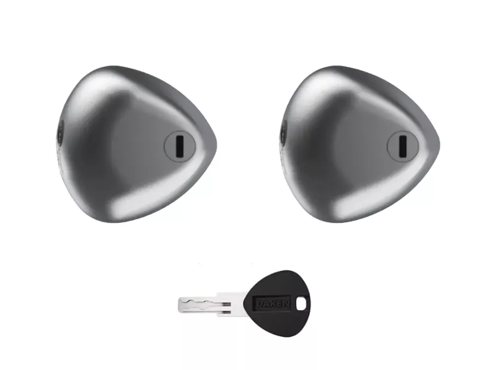 Serrure automatique Daken Blackstone silver combo .