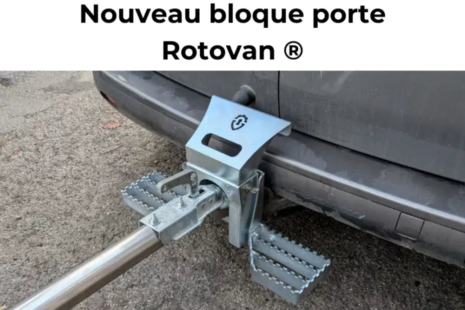 Bloque porte antivol pour camionnette fourgon utilitaire